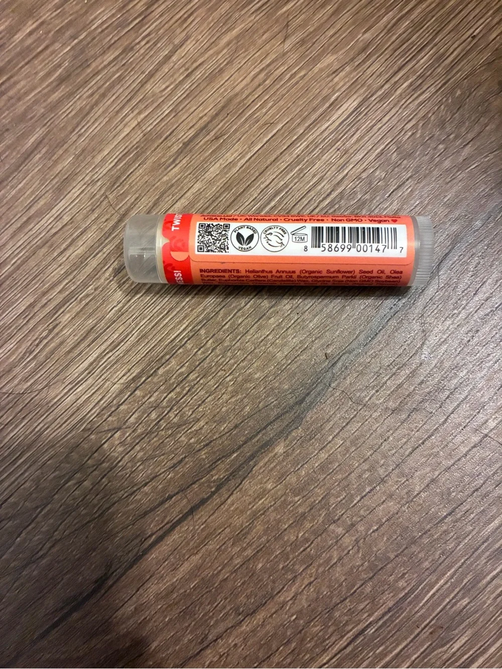 Crazy Rumors Ruby Red Grapefruit Lip Balm